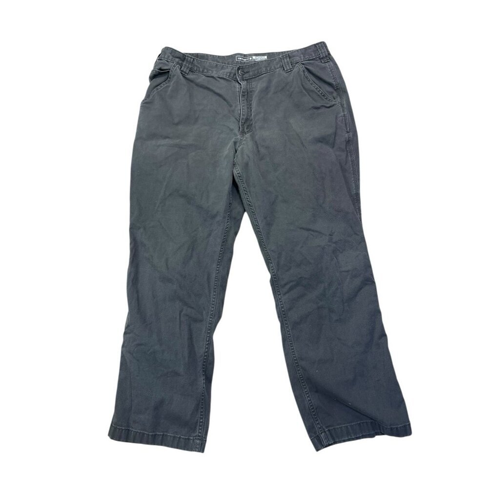Carhartt Mens Y2K 40x30 Distressed Relaxed Fit Wide Leg Dungaree Pants